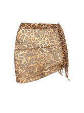 Load image into Gallery viewer, Product Front: Rio De Sol Jupe De Page Yaguara Mini Skirt Ruched