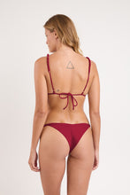 Load image into Gallery viewer, Model Back: Rio De Sol Bas Bottom Touch-Carmim Selena