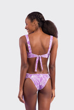 Load image into Gallery viewer, Model Back: Rio De Sol Ensemble Set Trail-Purple Amelia Baobi