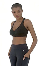 Load image into Gallery viewer, Product Front: Uv Line Fitness Haut Top Fit Sport Preto Upf50+