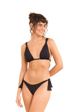 Load image into Gallery viewer, Model Front: Rio De Sol Haut Top Dots-Black Mel