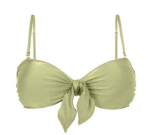 Load image into Gallery viewer, Product Front: Rio De Sol Haut Top Oliva Bandeau-No
