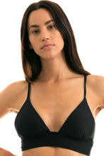 Load image into Gallery viewer, Gallery: Rio De Sol Haut Top Cloque Preto Tri Cos