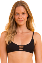 Load image into Gallery viewer, Gallery: Rio De Sol Haut Top Bora-Black Bra-Trio