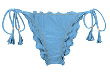 Load image into Gallery viewer, Product Front: Rio De Sol Bas Bottom Shimmer-Baltic-Sea Frufru