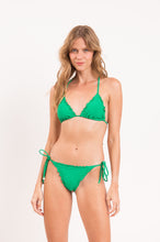 Load image into Gallery viewer, Model Front: Rio De Sol Haut Top Dots-Tambourine Frufru