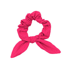 Load image into Gallery viewer, Product Front: Rio De Sol Chouchou Dots-Virtual-Pink Scrunchie