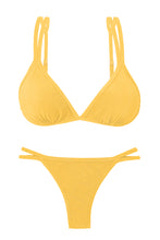 Load image into Gallery viewer, Product Front: Rio De Sol Ensemble Set Malibu-Yellow Tri-Duo Mini-Duo