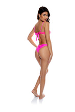 Load image into Gallery viewer, Model Back: Luli Fama Bas Bottom Sequins Multi Pink