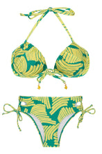Load image into Gallery viewer, Product Front: Rio De Sol Ensemble Banana Yellow Balconet