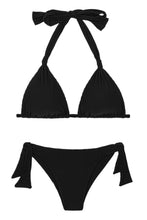 Load image into Gallery viewer, Product Front: Rio De Sol Ensemble Set Dots-Black Mel Italy