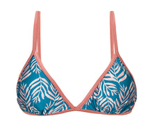 Load image into Gallery viewer, Product Front: Rio De Sol Haut Top Palms-Blue Tri-Fixo