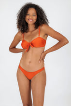 Load image into Gallery viewer, Model Front: Rio De Sol Ensemble Set Paprica Bandeau-No Essential