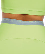 Load image into Gallery viewer, Image 07: Alto Giro Fitness Bas Bermuda Hyper Elastico Costas Verde Sharp