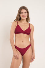 Load image into Gallery viewer, Model Front: Rio De Sol Bas Bottom Touch-Carmim Essential