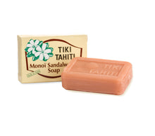 Load image into Gallery viewer, Product Front: Tiki Bar Soaps Tiki Savon Santal 130 Gr