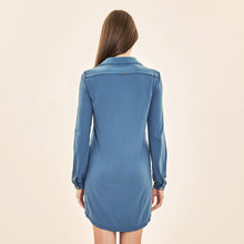Load image into Gallery viewer, Model Back: Uv Line Chemise Shirtdress Copenhagen Aco Upf50+
