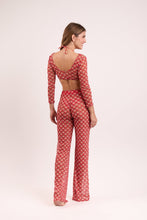 Load image into Gallery viewer, Model Back: Rio De Sol Haut De Plage Floral-Scales Top Harper