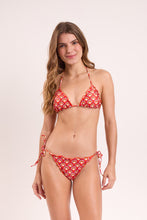 Load image into Gallery viewer, Model Front: Rio De Sol Haut Top Floral-Scales Frufru