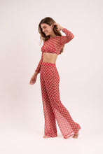 Load image into Gallery viewer, Image 03: Rio De Sol Pantalon De Plage Floral-Scales Pants Lana