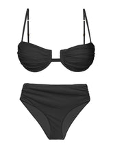 Load image into Gallery viewer, Product Front: Rio De Sol Ensemble Set Malibu-Black Zaya Amy
