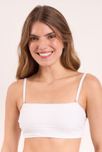 Load image into Gallery viewer, Gallery: Rio De Sol Haut Top Memphis-White Bandeau-Reto