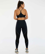 Load image into Gallery viewer, Model Back: Alto Giro Fitness Bas Legging Hyper Recortes Atlanta Preto