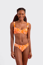 Load image into Gallery viewer, Model Front: Rio De Sol Ensemble Set Trail-Orange Amelia Baobi