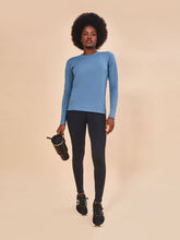 Load image into Gallery viewer, Image 04: Uv Line T-Shirt Longsleeve Uvpro Indigo Upf50+