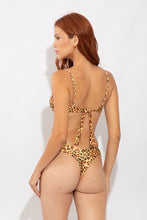 Load image into Gallery viewer, Model Back: Rio De Sol Haut Top Yellow-Feline Zaya