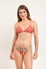 Load image into Gallery viewer, Image 08: Rio De Sol Haut Top Floral-Scales Tri-Fixo