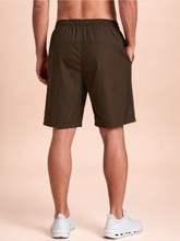 Load image into Gallery viewer, Model Back: Uv Line Bermuda / Short Pour Homme Shorts New Fit Masc Brown Upf50+