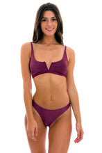 Load image into Gallery viewer, Model Front: Rio De Sol Haut Top Viena Bra-V