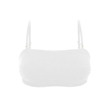Load image into Gallery viewer, Product Front: Rio De Sol Haut Top Sand-White Bandeau-Reto