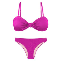 Load image into Gallery viewer, Product Front: Rio De Sol Ensemble Set Shimmer-Gaia Bandeau-Joy Essential