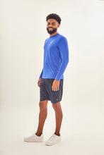 Load image into Gallery viewer, Image 02: Uv Line T-Shirt Longsleeve Uvpro Brasil Masc Cobalto Upf50+