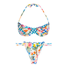 Load image into Gallery viewer, Product Front: Rio De Sol Ensemble Set Al-Mare Balconet-Frufru Pipa-Frufru