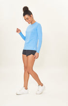Load image into Gallery viewer, Image 02: Uv Line T-Shirt Camiseta Uv X Pro Ml Azul Claro Upf50+