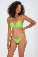 Load image into Gallery viewer, Model Front: Rio De Sol Haut Top Lemon Tri-Cos