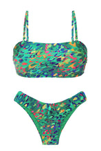 Load image into Gallery viewer, Product Front: Rio De Sol Ensemble Set Wilds Bandeau-Reto Highleg
