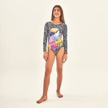Load image into Gallery viewer, Image 05: Uv Line Une Pièce Fille Swimsuit Girl Tucano Upf50+