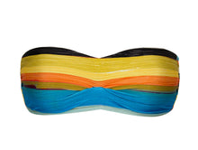 Load image into Gallery viewer, Product Front: Rio De Sol Haut Top Artsy Bandeau-Pli