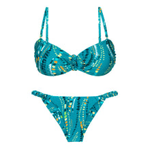 Load image into Gallery viewer, Product Front: Rio De Sol Ensemble Set Rain Bandeau-Crispy Cheeky-Crispy