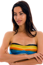 Load image into Gallery viewer, Gallery: Rio De Sol Haut Top Artsy Bandeau-Pli