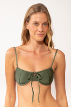 Load image into Gallery viewer, Gallery: Rio De Sol Haut Top Shimmer-Croco Balconet-Tie