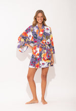 Load image into Gallery viewer, Image 08: Rio De Sol Robe De Plage Garden-Flower Kimono