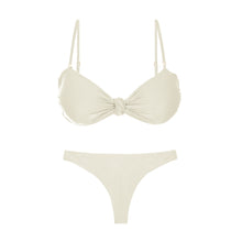 Load image into Gallery viewer, Product Front: Rio De Sol Ensemble Set Touch-Natural Bandeau-Joy Mia