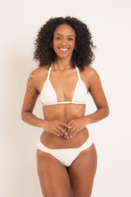 Load image into Gallery viewer, Model Front: Rio De Sol Bas Bottom Off-White Mel-Comfy