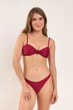 Load image into Gallery viewer, Image 06: Rio De Sol Ensemble Set Touch-Carmim Bandeau-Joy Mia