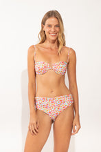 Load image into Gallery viewer, Model Front: Rio De Sol Bas Bottom Ditsy-Sky Amy